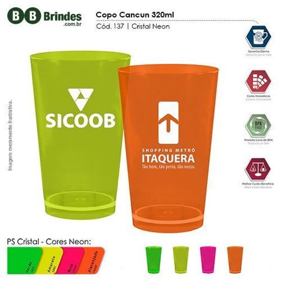 Imagem de Copo Cancun Cristal 320ml